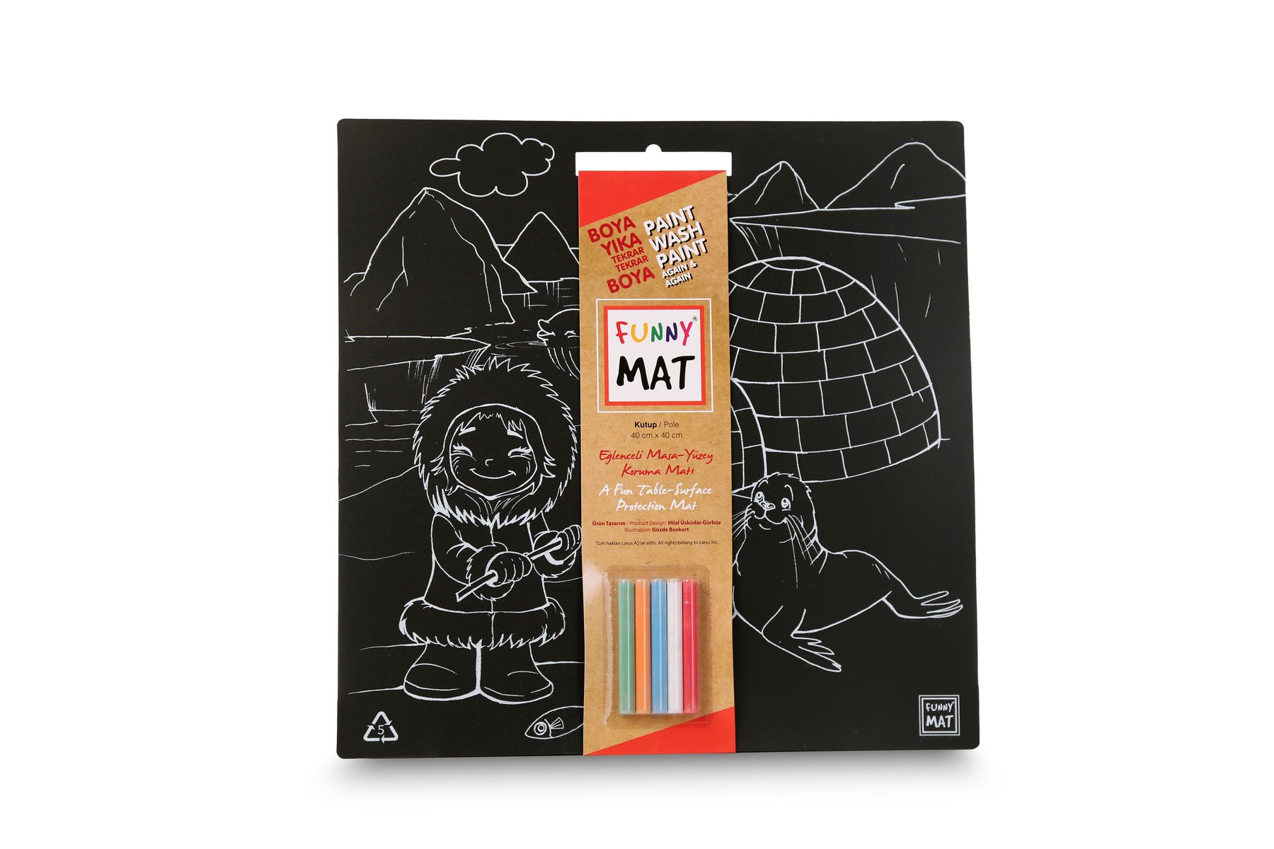Funny Mat Black - Kutup